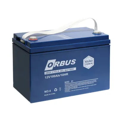 Orbus / 12V 100ah - Derin Deşarjlı Jel Akü
