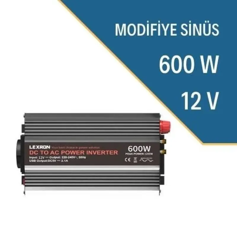 Carspa 600 Watt 12V Modifiye Sinüs Inverter