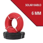 6mm2 Solar Kablo Siyah