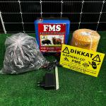 15 DEKAR ELEKTRİKLİ ÇİT SETİ (ADAPTÖRLÜ)