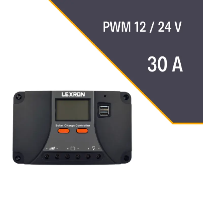 Lexron 30A Pwm Şarj Kontrol Cihazı