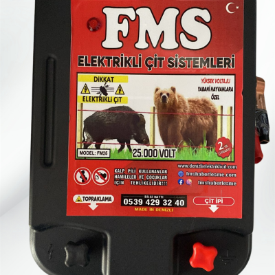 Fm40 Elektrikli Çit Cihazı 25.000 Volt 40 Dekar