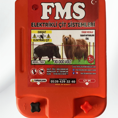 Fm80 Elektrikli Çit Cihazı 30.000 Volt 80 Dekar