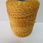 FM500ST Sarı Turuncu Elektrikli Çit İpi 12 Kol Büküm İpli , 0,20 Mikron Tek Krom Tel Örgülü FM500ST (500MT) FM500ST